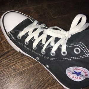 Black High Top Converse All Stars